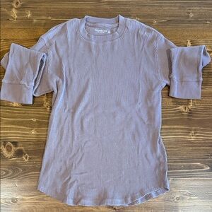 Abercrombie & Fitch Waffle Long Sleeve Shirt